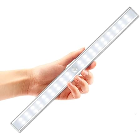 LED Closet Light, OxyLED 36 LED USB Rechargeable Motion Sensor Closet Light Wireless Under Cabinet Lighting, Stick-on Cordless Motion Sensor Wardrobe Bar for Stairs, Wardrobe, Kitchen, Hallway