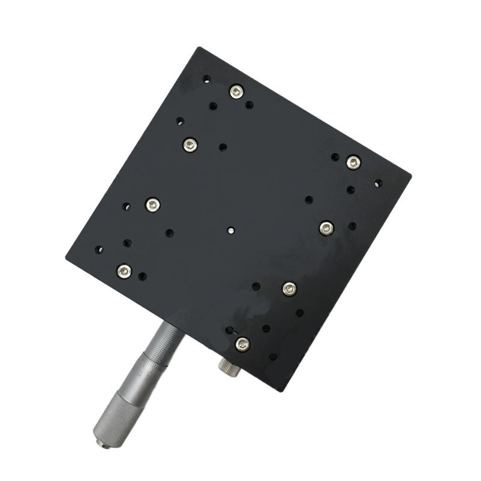 Mesa deslizante de alta resistencia con plataforma lineal de eje Z de 125 mm x 125 mm y plataforma de desplazamiento de 5" for corte preciso y cargas pesadas. Módulo