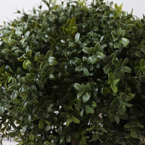 24''T 18''D Artificial Trees For Outdoors Set Of 2 Potted Bushes Home Decor Artificial Topiariy Trees For Front Porch #TOP3