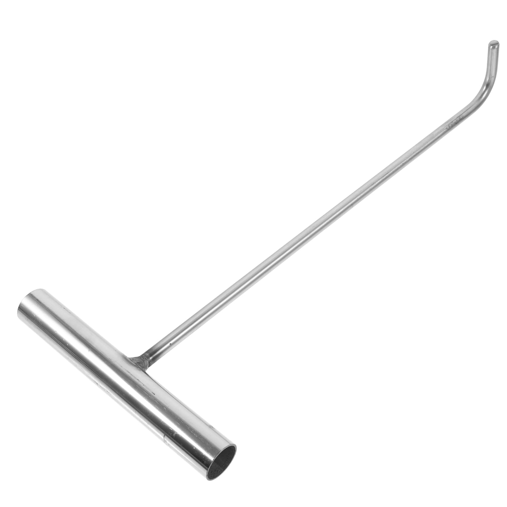 STOBAZA Manhole Cover Lifter Hook t Shape Steel Hook for Efficient Door Lifting