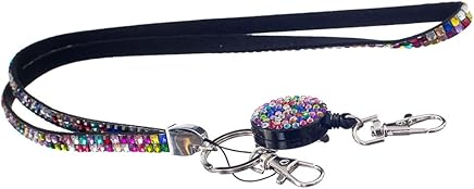 Collar Colgantes Rhinestone Cuello Cord?n Bling Titular Tarjeta De Identificaci?n para Tel?fono Celular Collar Colgantes Rhinestone Cuello Cord?n Bling Titular Tarjeta De Identificaci?n para Tel?fono Celular