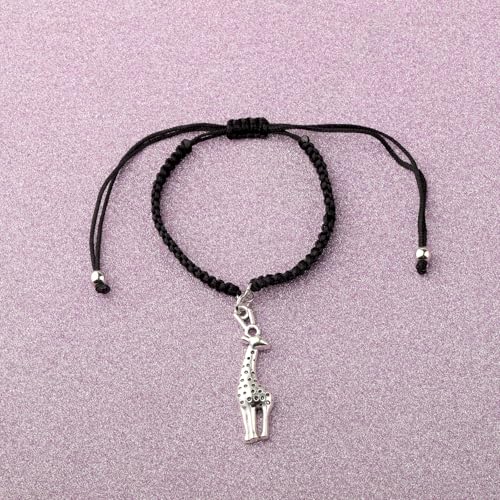 Giraffe Charm Bracelet Jewelry Giraffe Inspirational Gift Let Your Faith Be Taller Than Your Fears Giraffe Lover Gift4
