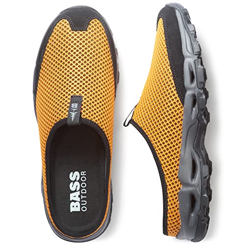 Bass Outdoor Men's Aqua Mesh Slide Water Shoe, Flame Orng, 7 #TOP7