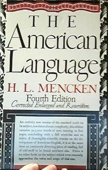 Hardcover the american language, fourth edition Book