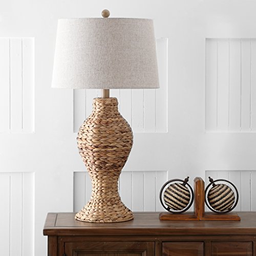 Jonathan Y JYL1015A Elicia 31 Inch Seagrass Weave Led Table Lamp Coastal Cottage Bedside Desk Nightstand Lamp thumb #5