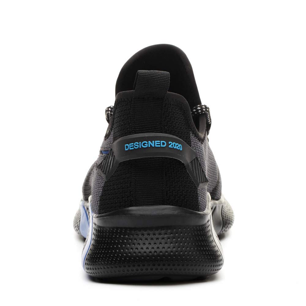 Obuwie ochronne dla mężczyzn i kobiet, buty robocze S3, lekkie, sportowe buty ochronne, stalowe noski, Blau, 45 EU