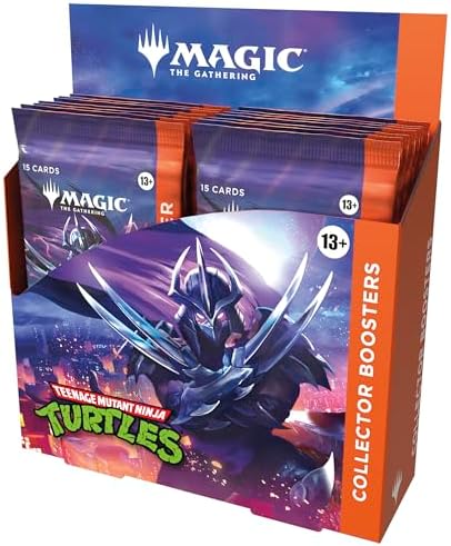 Magic: The Gathering | Teenage Mutant Ninja Turtles - Collector Booster Box | 12 Packs | Collectible Trading Card Game