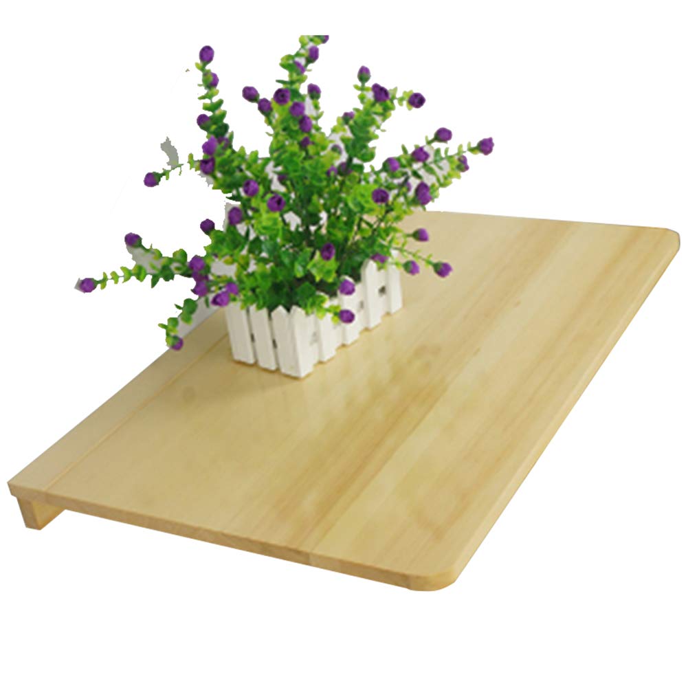 Suspension bois haut de gamme et table pliante murale au design épuré
