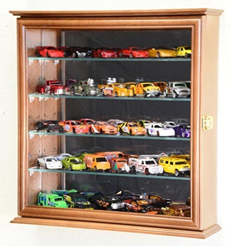 4 Adjustable Shelves Hot WheelsMatchboxDiecast Cars  164 Model Display Case Cabinet
