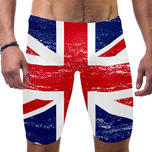 Traje de baño para hombre de la Unión Británica antirozaduras de secado rápido