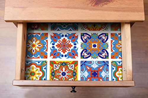 Idomural Peel And Stick Wallpaper Morocco Removable Self Adhesive Wallpaper Renter Friendly Stick On Backsplash For Kitchen Cabinet Home Decor 17.7In X 118In #TOP5