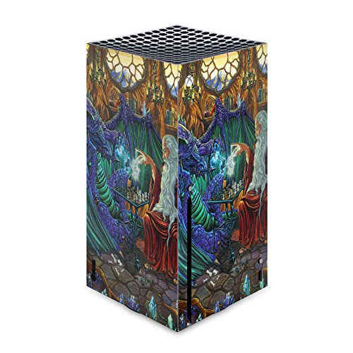 Autocollant Xbox Series X Dragons Vinyle Anti-Rayures Couverture Peau de Jeu