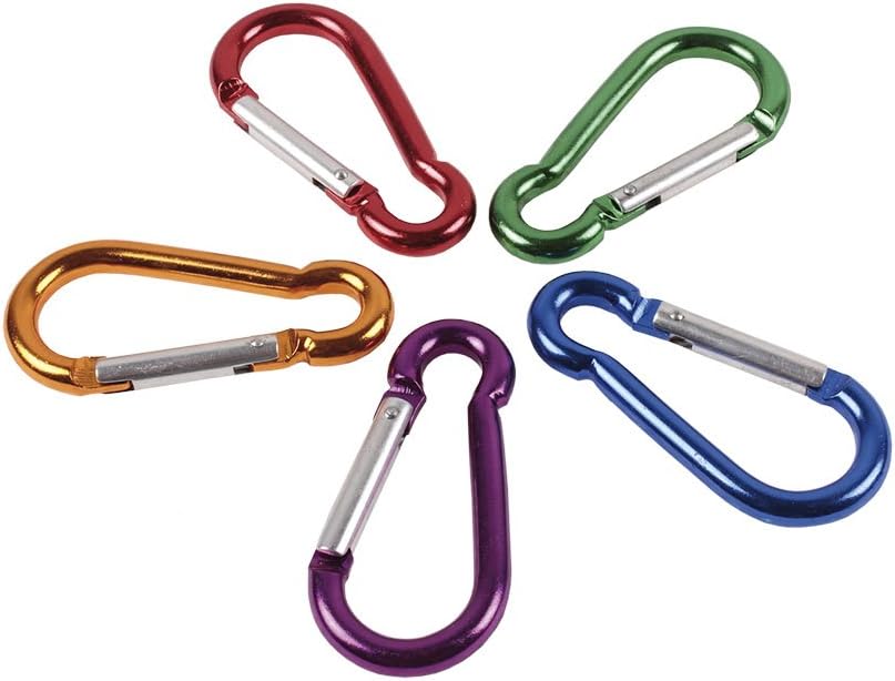 18002590 – Pack of 100 Carabiner (Aluminium, 5 X 50 mm)
