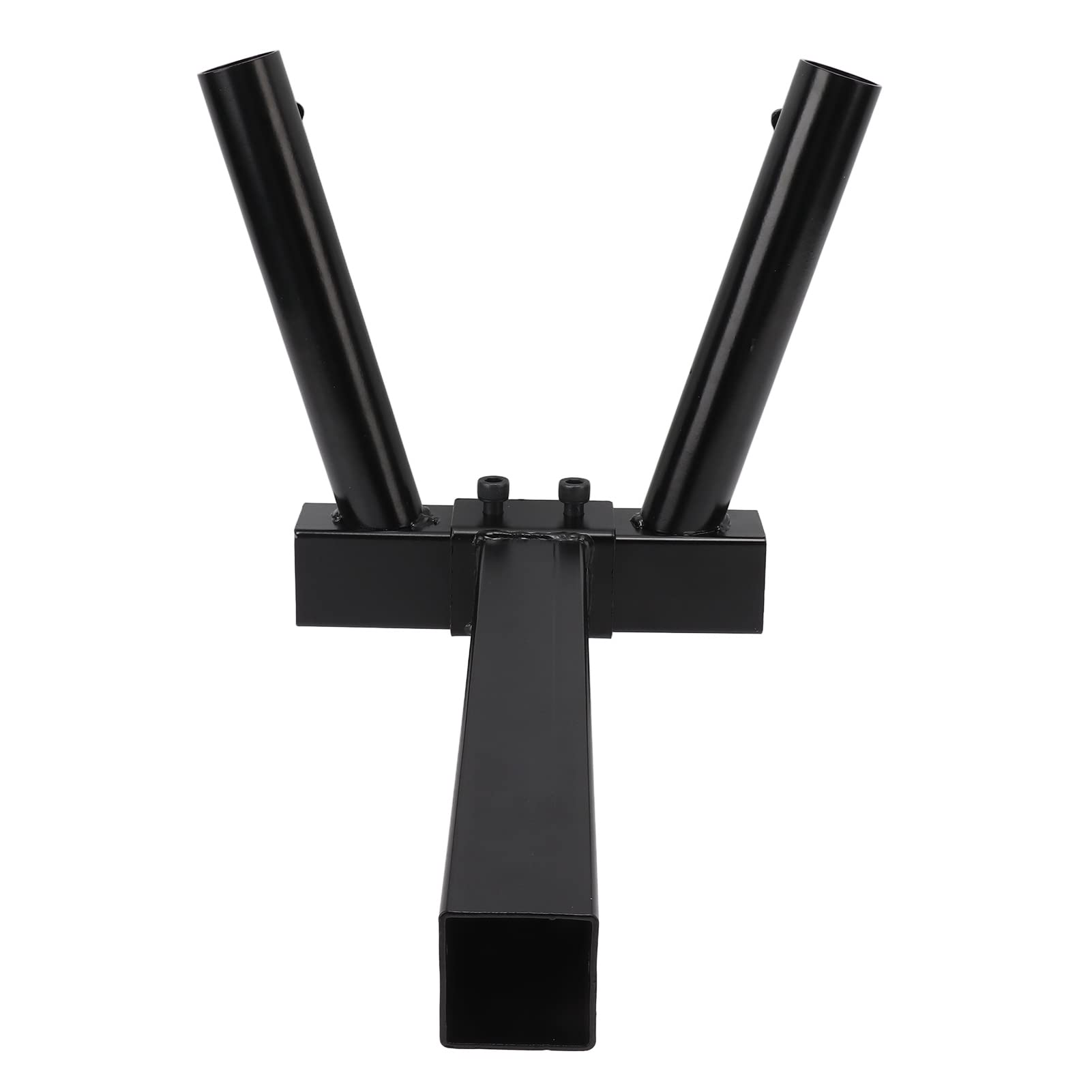 Soporte para mástil de bandera para coches, soporte universal para 2 carteles con acero al carbono, a prueba de óxido, fácil instalación para SUV, camiones, vehículos (Tube double)