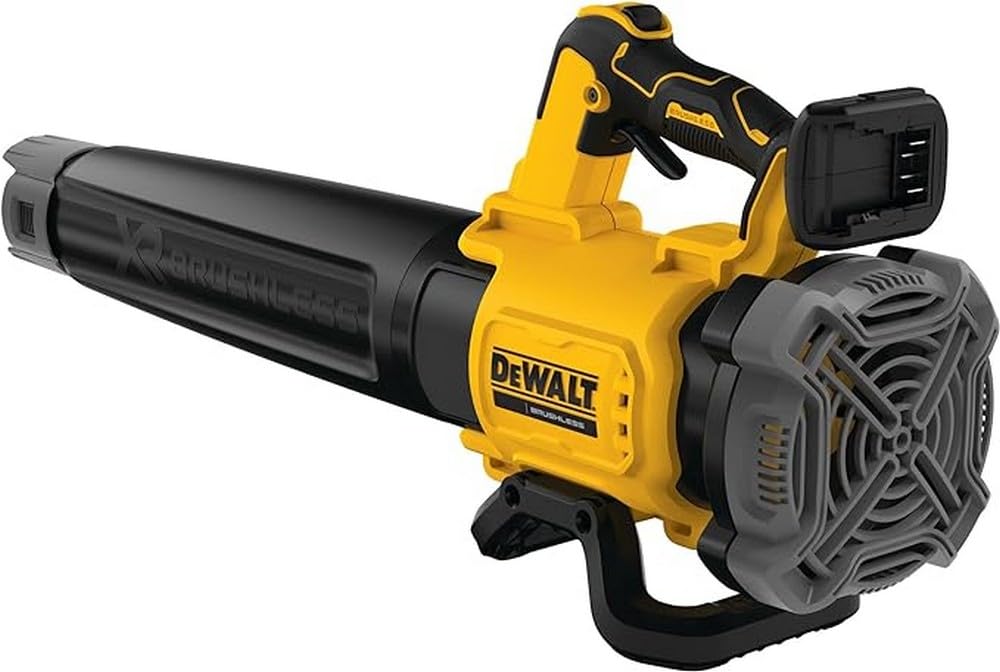 DEWALT Souffleur Brushless XR 18V 5Ah Li-ION - Souffleur Électrique Portable sans Fil & Recharge de Fil Coupe Bordure 2,5 mm x 68,6 m - Bobine de Fil Remplacement