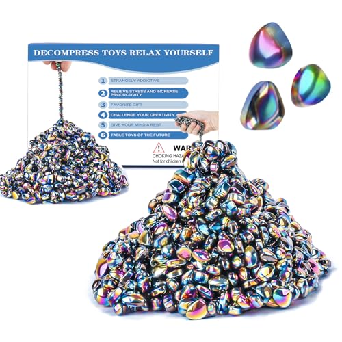 1,100 tiny magnetic ferrite stones that act like putty — squish, sculpt, and fidget with a satisfying tactile experience that's weirdly addictive.