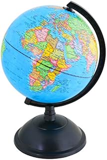 Exerz Educational World Globe 20cm Swivel Rotating Desk Top Globe - Diameter 20cm (Engish)