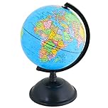 Exerz 20cm World Globe Educational - Swivel Rotating Earth Globe - Political Map English - Diameter 20cm (Engish)
