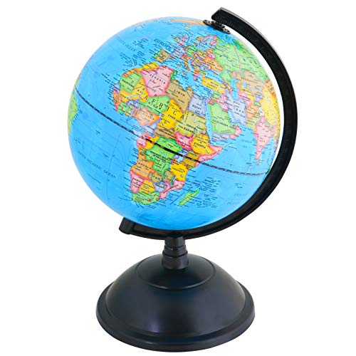 EXERZ 8" World Globe - Political Map Educational Earth Globe - English by Exerz - Used condition - US$25.49