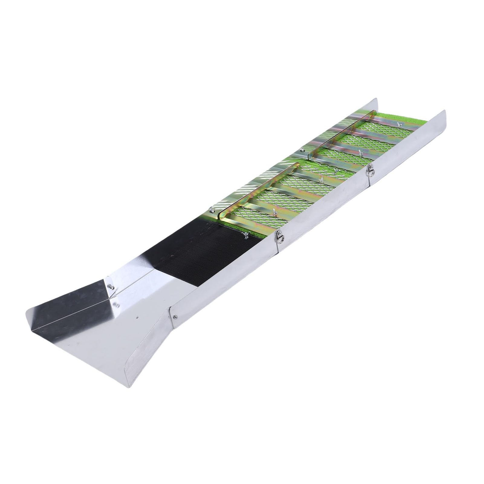 Aramox Goldwaschset, Zusammenklappbare Schleusenbox aus Aluminiumlegierung, 50 Zoll, Tragbare Schürfausrüstung, 29-teiliges Bergbauwerkzeugset für Erwachsene, Outdoor-Erkundung von River Creek