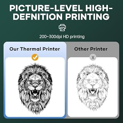 A80 Portable Thermal Printer,Inkless Mini Printer Support for 8.5 X 11 US Letter,HD A4 Printers Compatible with iOS/Android/Mac/Windows,Wireless Printers for Travel, Laptop for Office,Car,Home