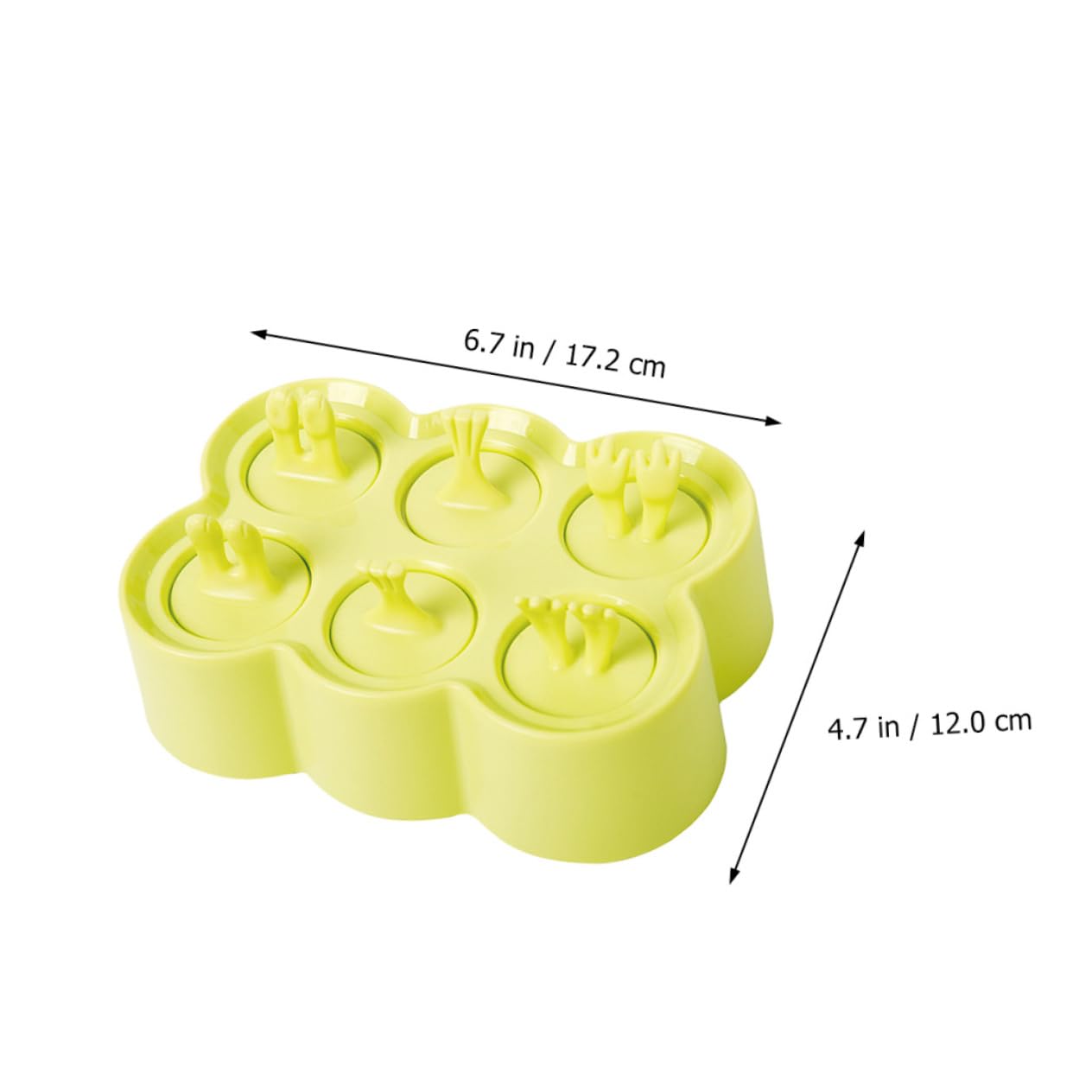 Moules à Glace en Silicone Réutilisables, 4 Pièces, Forme Animale, Légers et Faciles à Nettoyer pour Création DIY de Glaces Maison