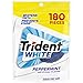 Trident White Sugar Free Gum, Peppermint, 180 Count