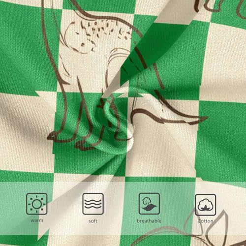 Checkerboard Green Squares Toddler Girls Underwear 2t Cotton Girl Panties Cute Fun Print Undies Kids Briefs3