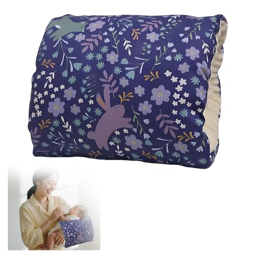 Image of MKXPWMKS Cozy Cradle Pillow, Cozy Cradle Arm Pillow, Baby Nursing Pillow Head Support Pillow for Breastfeeding Bottle Feeding (Small Gray Fish)