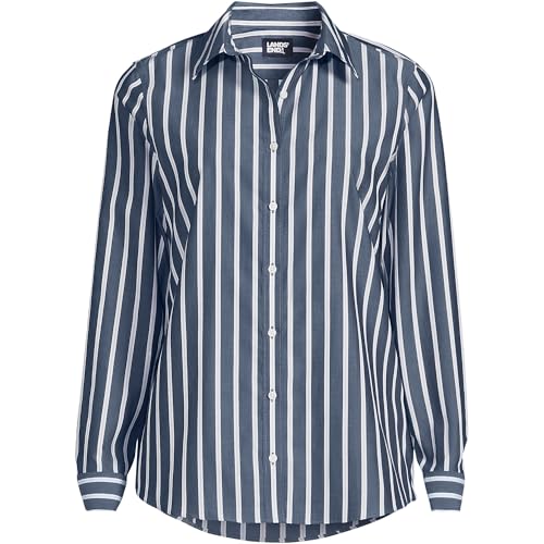 Lands' End Women's Pinwale Cord Long Sleeve Shirt3