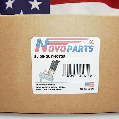 Novoparts 368190 523823 Rv Slide Out Motor Replacement For Power Gear Slide Out Motor 523823 Double Shaft 12V #TOP4