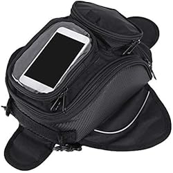 Maletas Ninja 650 Keenso Mochila Magnética del Tanque de la Motocicleta, Bolso Universal del Tanque de Aceite de la Silla de Montar de Oxford del Bolso Impermeable de la Correa de la Moto