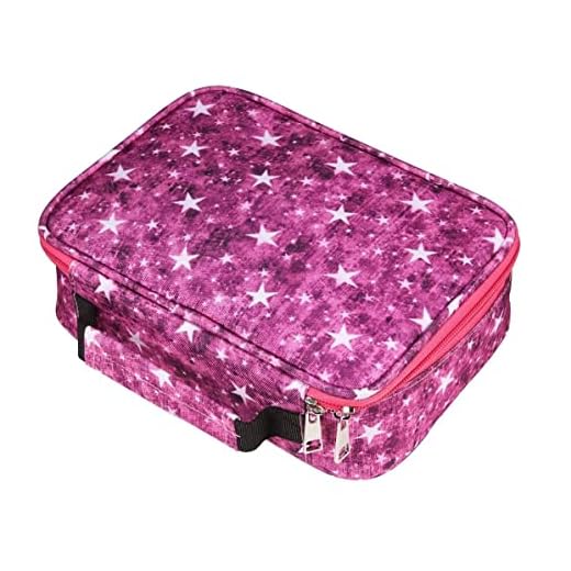 EDATOFLY Estuche Lapices 72 Ranuras Multifunción Grande Estuches Colores para Niños y Niñas (Rosa Roja)