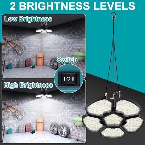 Projecteur de chantier LED 65W T-SUNUS éclairage 360 pour batterie 20V USB