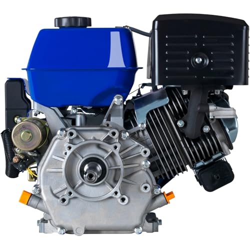 DuroMax XP18HPE 440cc Recoil/Electric Start Gas Powered 50 State Approved, Multi-Use Engine, XP18HPE, Blue - Thumbnail 5