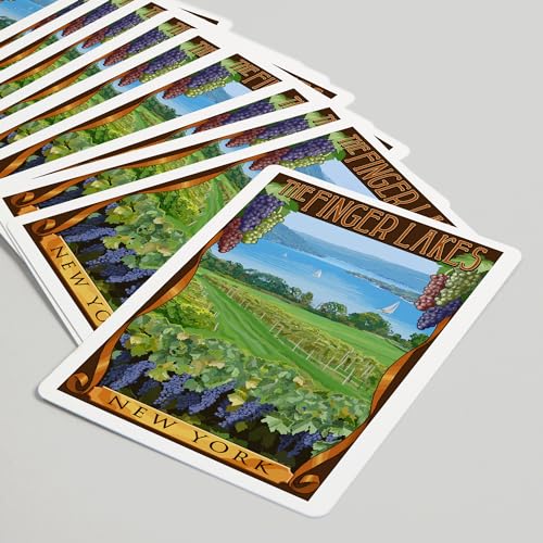 Naipes Poker The Finger Lakes, 52 cartas para adultos miniatura 5