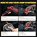 Scatach 011 3000A Car Battery Jump Starter,12V Jump Starter Battery Pack (up to 9.0L Gasoline and 7.0L Diesel Engine), Portable Jump Box with 3 Modes Flashlight and Jumper Cable