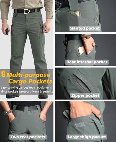Refire Gear Men'S Quick Dry Tactical Summer Lightweight Outdoor Hiking Cargo Pants thumb #3