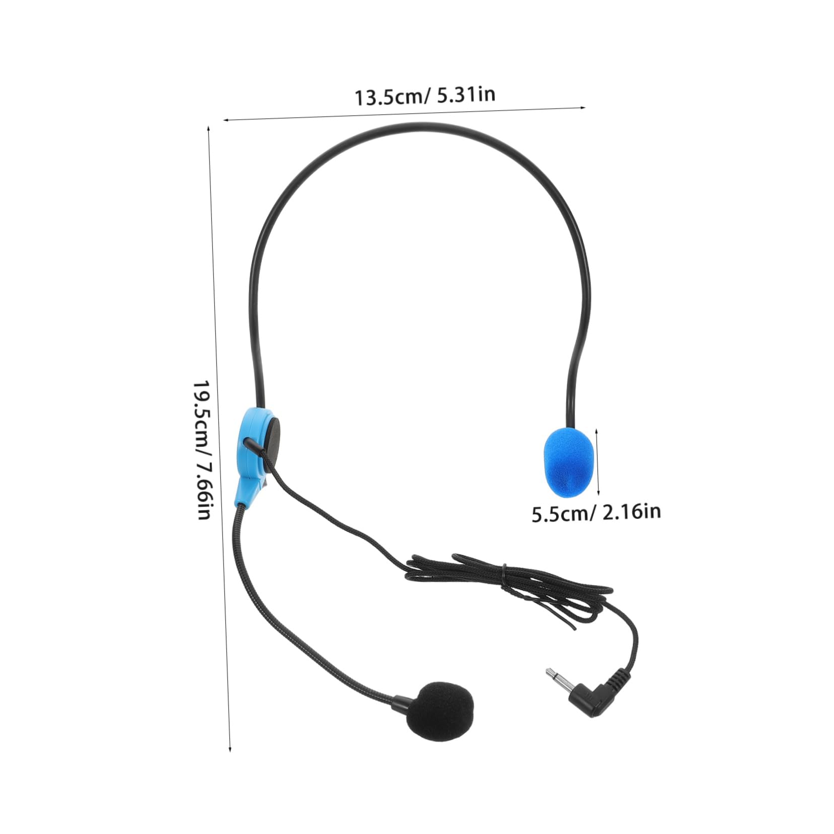 BESTonZON -520 Headset Microphone Condenser Microphone for Singing Interviews Vlogging Comfortable Fit High Fidelity Recording