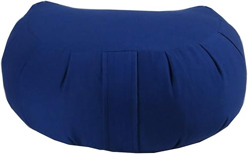 Miniatura 10 de Juego de cojines de meditación de Zafu y Zabuton de trigo sarraceno Crescent (2 piezas)