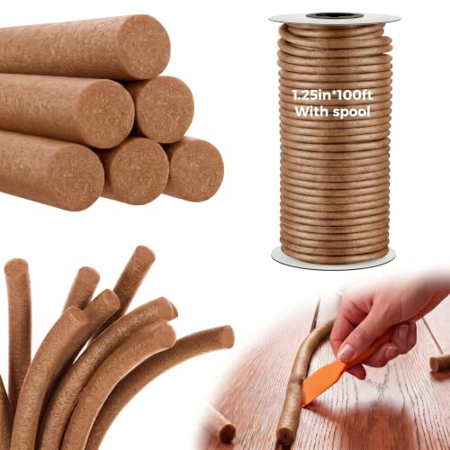 Image of MotiMind Foam Backer Rod for Gap, 1.25 Inch X 100 ft, Brown, 1 Roll