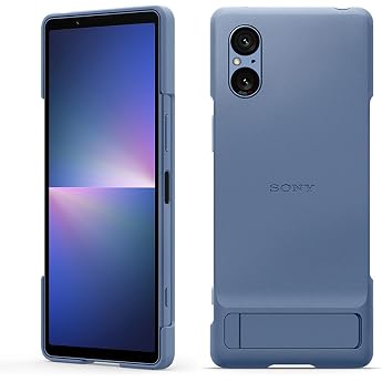 Sony Genuine Domestic Genuine Case Cover Xperia 5 V SO-53D SOG12 Style Cover with Stand Blue XQZ-CBDE/LJPCX