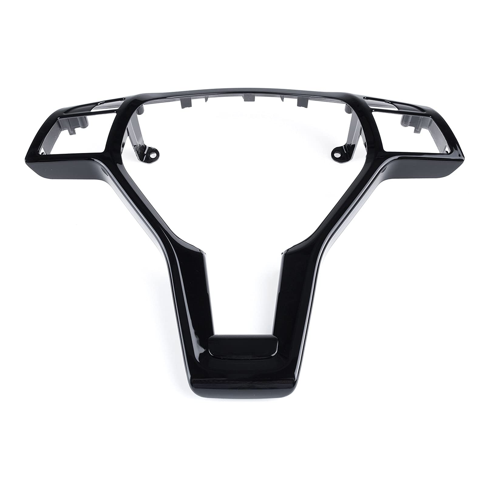 GUOXING GXING Store 5 Color Car Steering Wheel Frame Trim Cover for Mercedes Fit for Benz C E CLA Class W204 W212 W117 C172 C218 2012-2014 Fit for AMG Style (Color : Glossy Black)