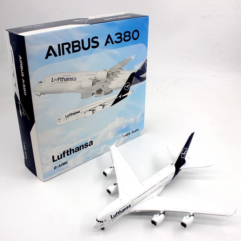 Miniatura 8 de para Phoenix para Lufthansa para Airbus A380 D-AIMG 1/400 DIECAST modelo preconstruido
