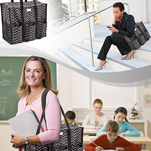 Bolso Utility Tote con Bolsillos y Compartimentos miniatura 6