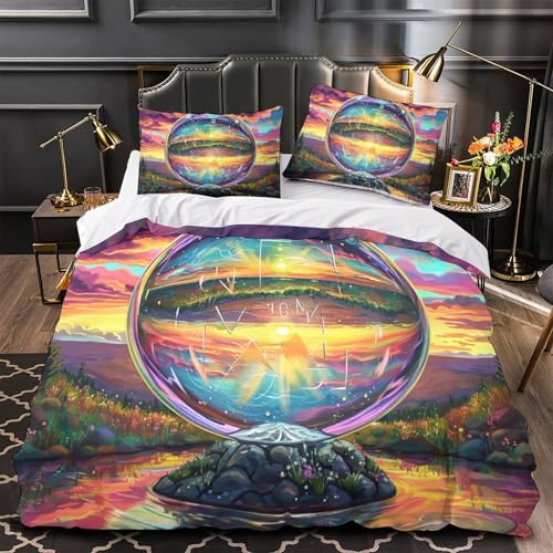 Housses de couettes planète bleue 260x220 pour s'évader dans les étoiles chaque soir