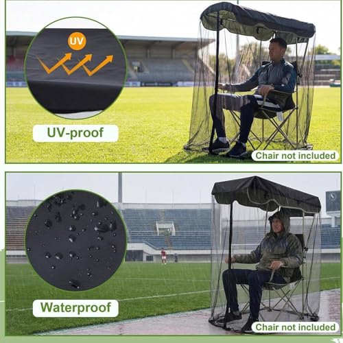 Toldo para silla al aire libre impermeable y resistente al sol 8