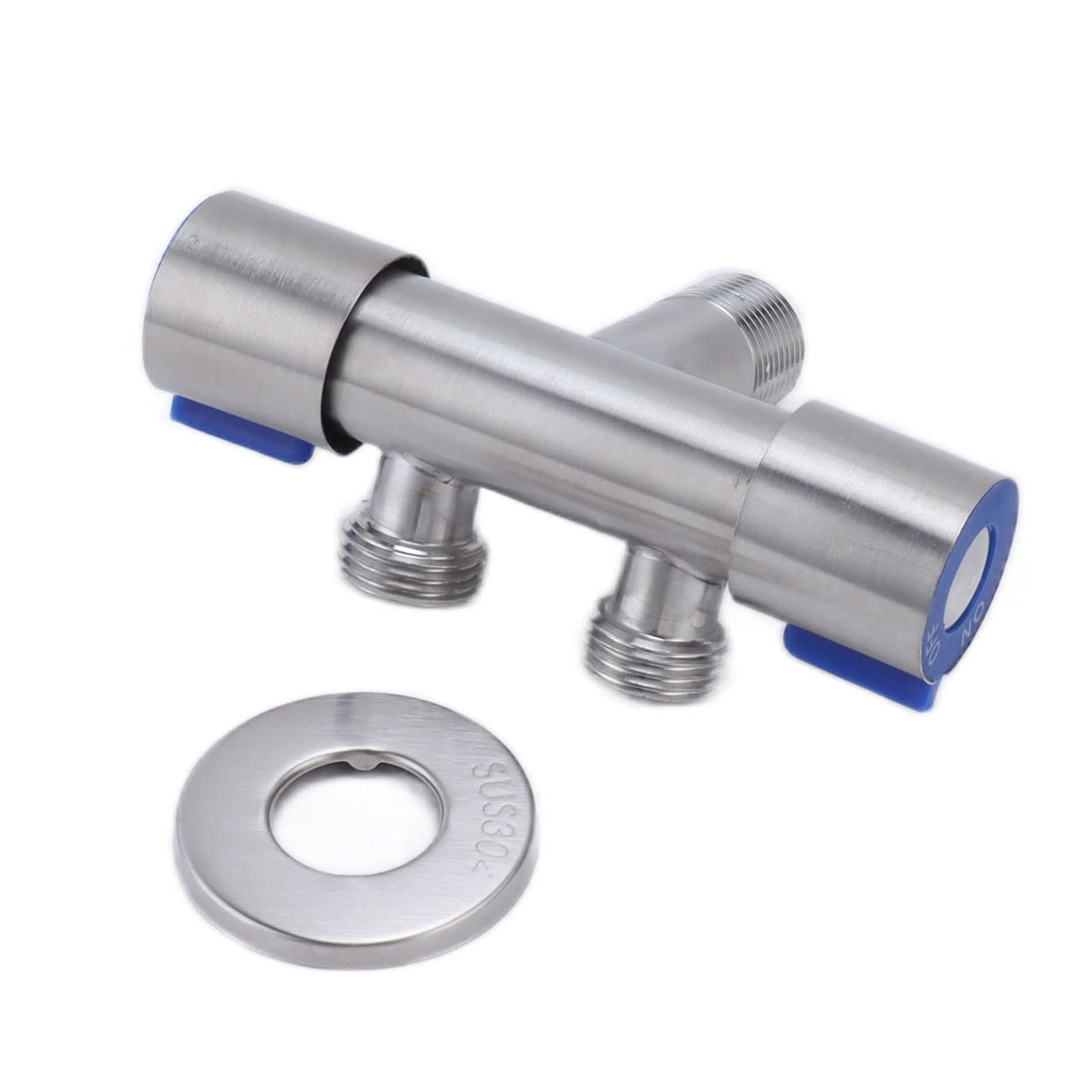 DOXON 304 Stainless Steel Angle Valve One In Two Out Faucet Two Way Angle Valve 1/2 By 1/2 Valve - View #8