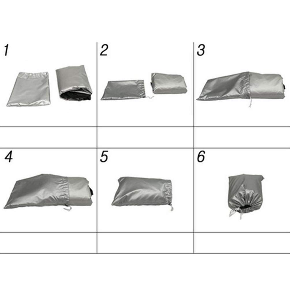 BESPORTBLE Copertura Per Motocicletta e Resistente All Acqua Protettiva Uv e Traspirante Con Borsa Portaoggetti Xxxl Per Esterni e Interni