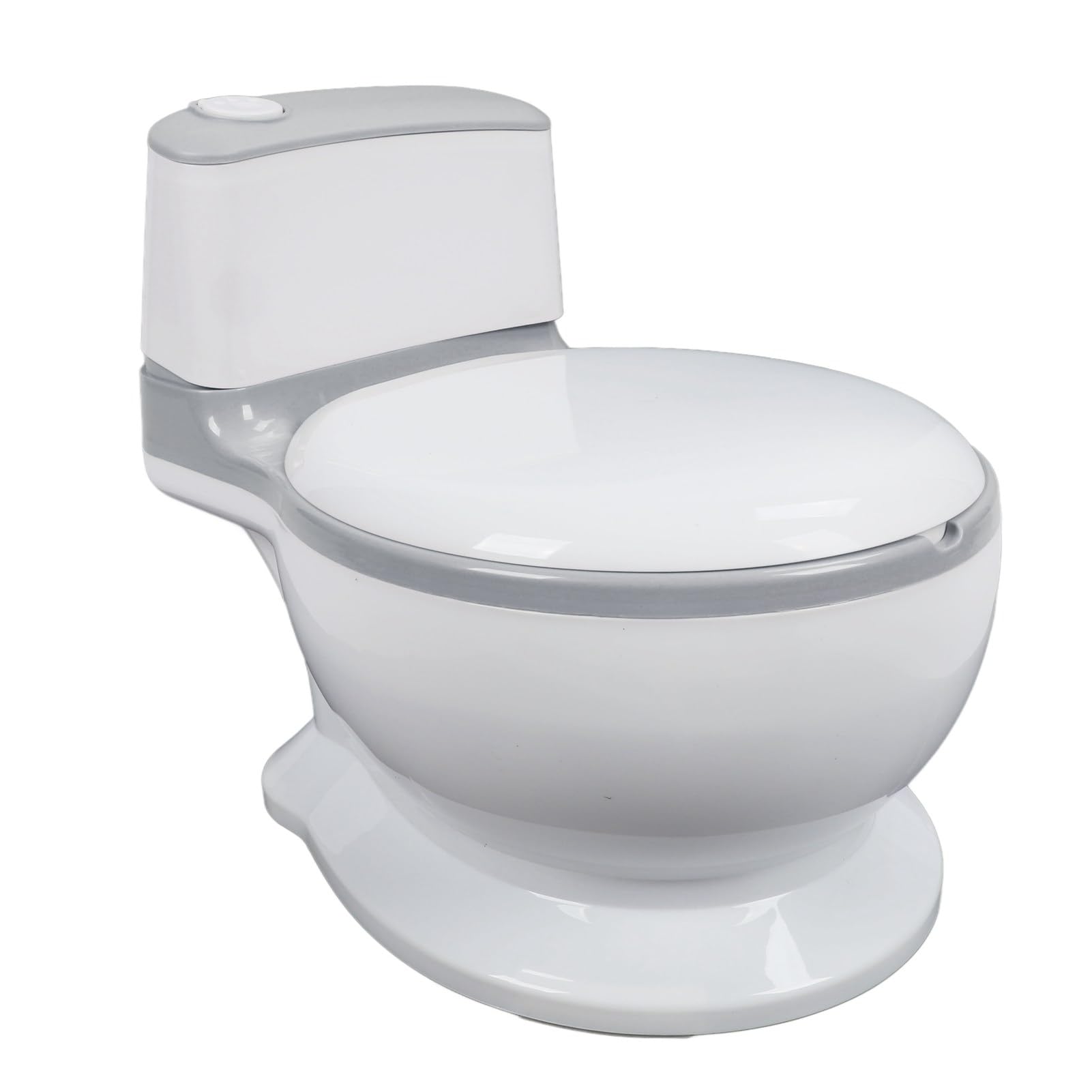 Toilette per l'addestramento al vasino, toilette in plastica per bambini Sedia portatile per vasino per bambini Sedile regolabile per l'addestramento al vasino per bambini (GREY)